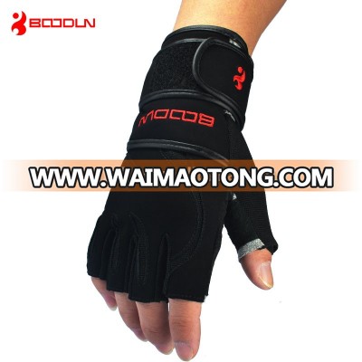 Half- finger fitness weight-lifting gym gloves